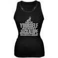 thumbnail image 1 of Always Be Yourself Jackalope Black Juniors Soft Tank Top - Small, 1 of 1