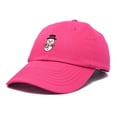 thumbnail image 4 of DALIX Mini Snowman Hat Ladies Womens Baseball Cap in Hot Pink, 4 of 6