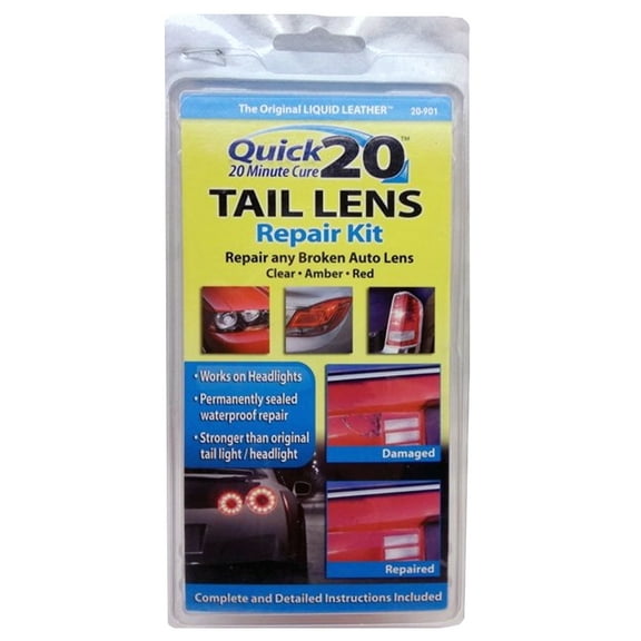 Liquid Leather - Headlight & Tail Light Lens Repair and Restoration Kit
