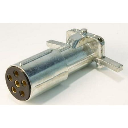 Zinc Die - Cequent 50-60-003 (50) 6-Way Zinc Die Cast Connectors - Trailer End - Bulk