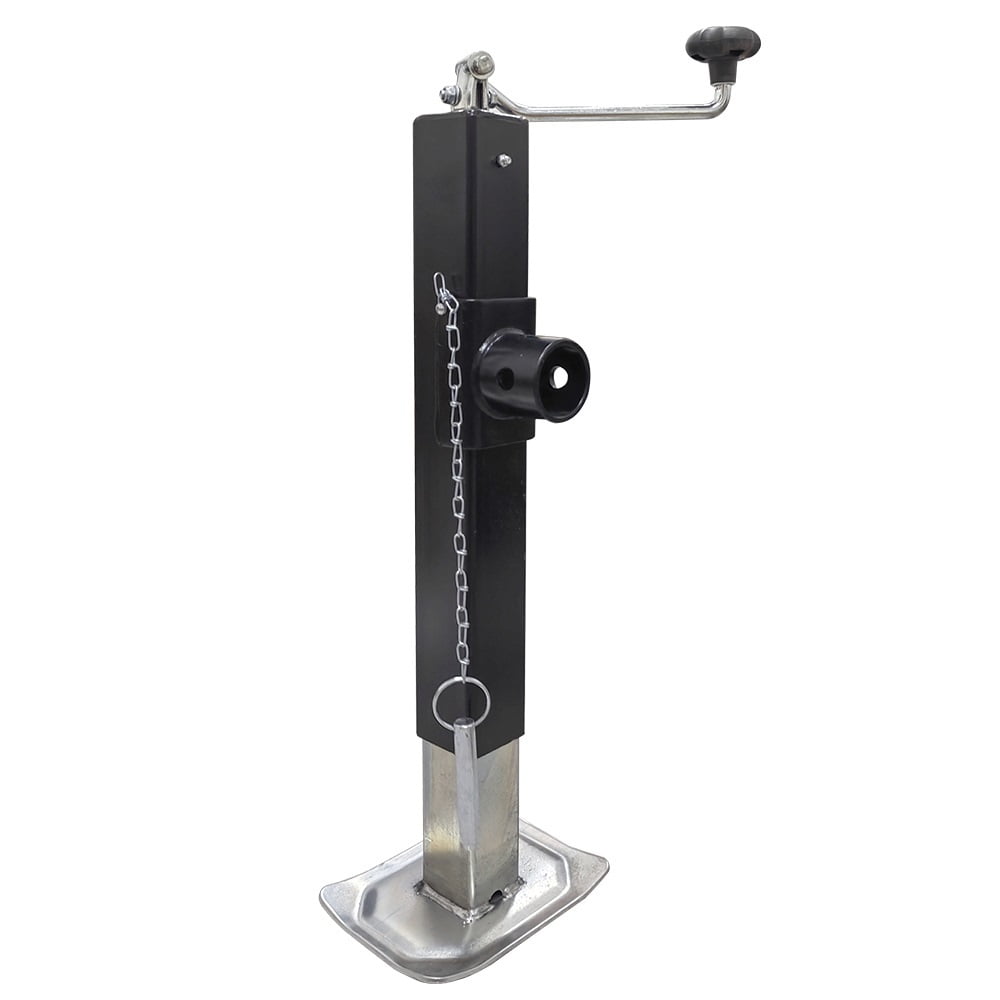 Top Swivel Weld-on Square Tube Trailer Jack Stands Support Legs Corner Steady CAP 5000LBS Camper RV Parts Caravan Accessories ,RV Universal Fit