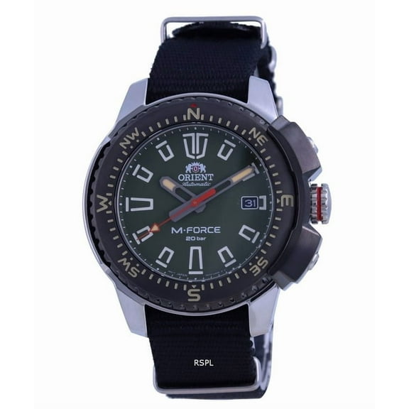 Orient M-Force Automatic Green Dial Men's Watch RA-AC0N03E10B