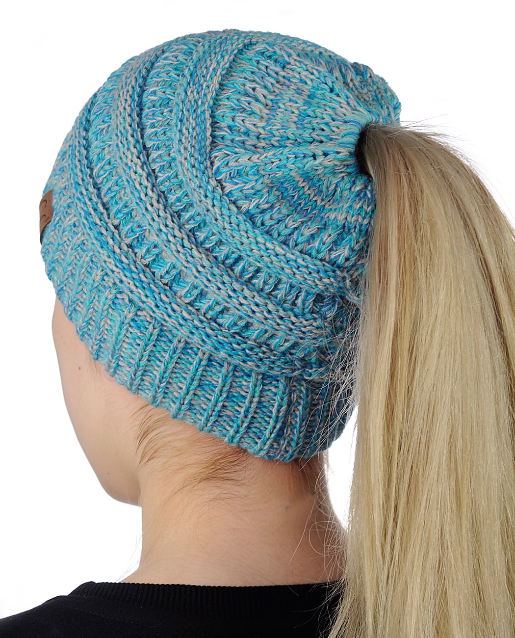 turquoise beanie hat