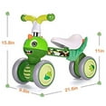 thumbnail image 6 of Baby Balance Bikes for 1 2 3 Year Old Boys Girls, Riding Toys for 10-36 Month Toddler | No Pedal Infant 4 Wheels Baby Bicycle | Best First Birthday New Year Holiday (Dinosaur), 6 of 6