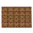thumbnail image 1 of Tribal Cutting Board, Indigenous Tribal Style Eagles Traditional Elements, Decorative Tempered Glass Cutting and Serving Board, Large Size, Cinnamon Marigold Grey, by Ambesonne, 1 of 1