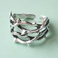 thumbnail image 6 of AOOOWER Hollow Thorn Rings Open Rings Adjustable Finger Rings Adjustable Open Rings, 6 of 7