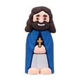 thumbnail image 2 of Fiudx Estatua de Cristo En Miniatura, Elegante Pieza de Decoración para El Hogar, Diseño Realista para Estanterías, Ideal Como Regalo Navideño, Ideal para Familiares o Amigos, Tamaño 1,5 X 1,5 X 3,5, 2 of 5