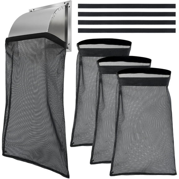 Tcwhniev Dryer Vent Filter Lint Bags for Dryer Vent Outside (4 Count)