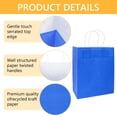 thumbnail image 5 of Hengbo 20 Pcs Gift Bags with Handles Paper Gift Bags 8 x 4.3 x 10.7 inch Kraft Paper Bags Craft Gift Bags for Party Favors Grocery Shopping Blue, 5 of 7