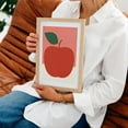 thumbnail image 5 of Red Apple - Illustration Unframed Wall Art Print 5 x 7 inches, 5 of 16