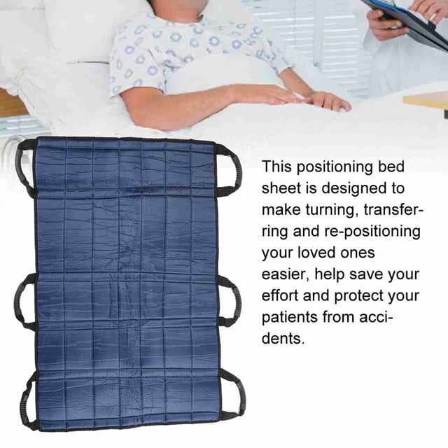 Almohadillas De Posicionamiento Para Personas Mayores, Tablero De Transferencia De Sábanas De Posicionamiento Almohadillas Para Camas De Hospital Con 6 Asas Para Girar Al