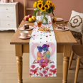 thumbnail image 2 of Mother's Day Table Runner 90 Inches, Watercolor Love You Mom Carnations Flowers Bed Runner Dresser Scarves Tabletop for Indoor Outdoor Parties/Ceremony/Banquet, 13" x 90", 2 of 9