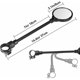 thumbnail image 2 of Espejo de manillar ajustable de 360°, espejos gran angular, seguridad del conductor con articulación, espejo convexo universal a prueba de golpes para bicicleta de carretera, bicicleta, moto eléctrica, 2 of 5