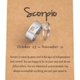 thumbnail image 1 of Uinagy 12 Zodiac Card Couple Rings, 1 of 4
