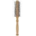 thumbnail image 1 of EeaseCA 1 Pce Peigne de Coiffage Ménager Brosse à Cheveux Ronde Manche en Bois Peigne à Rouler, 1 of 8