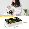 thumbnail image 5 of Saint Patrick's Day Pu Leather Decorative Box with Removable Compartment, Portable Bracelet Holder, Necklace Organizer, and Storage Box, 5 of 6