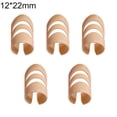 thumbnail image 5 of Flmtop 5Pcs Guitar Ukulele Plastic Thumb Finger Nail Fingertip Picks Protectors Set, 5 of 5