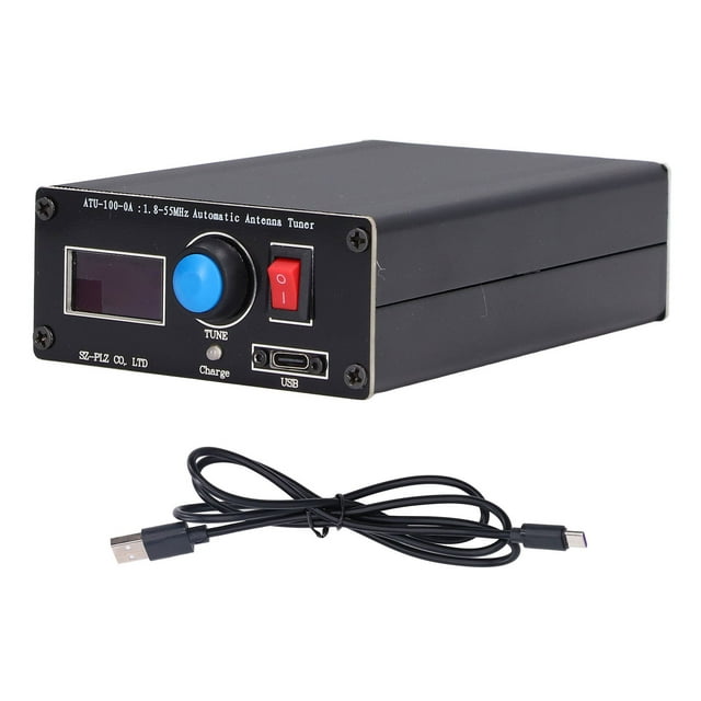 AT,Mini Automatic Antenna Tuner USB Charging Antenna Tuner Mhz Antenna Tuner Optimal Efficiency