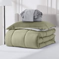 thumbnail image 4 of Virtu Twin Comforter Sets, 5 Piece Twin Bed in a Bag, Reversible Twin Bedding Comforter Set with Sheets, Kids Bedding, Light Sage, 4 of 8