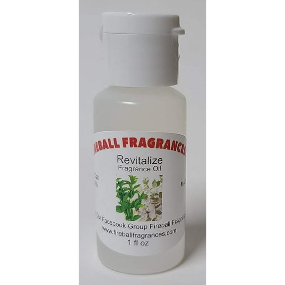 Revitalize Scented Oil ~ Eucalyptus & Spearmint~ by Fireball Fragrances - 1 Oz Bottle