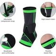 CMUEPO Ankle Brace, Adjustable Compression Ankle Support Men & Women