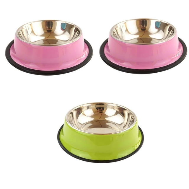 POINTERTECK Bols pour Chat Utilisation Multifonction Plats pour Chat Base Lestée Antidérapante Bol d'Eau pour Chat