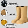 thumbnail image 4 of AUXDIQ Wellington Boots Women Mid-calf Wellies Waterproof Rain Boots Outdoor Garden Shoes, 4 of 6