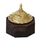 thumbnail image 1 of Incensario de madera decorativo de Oriente Medio, difusor de fragancias, soporte para quemador de cono Negro, 1 of 9