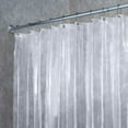 thumbnail image 2 of Deluxe Quality Shower Curtain Liner Clear 70"W x 72"L Mildew Resistant USA Ship, 2 of 2