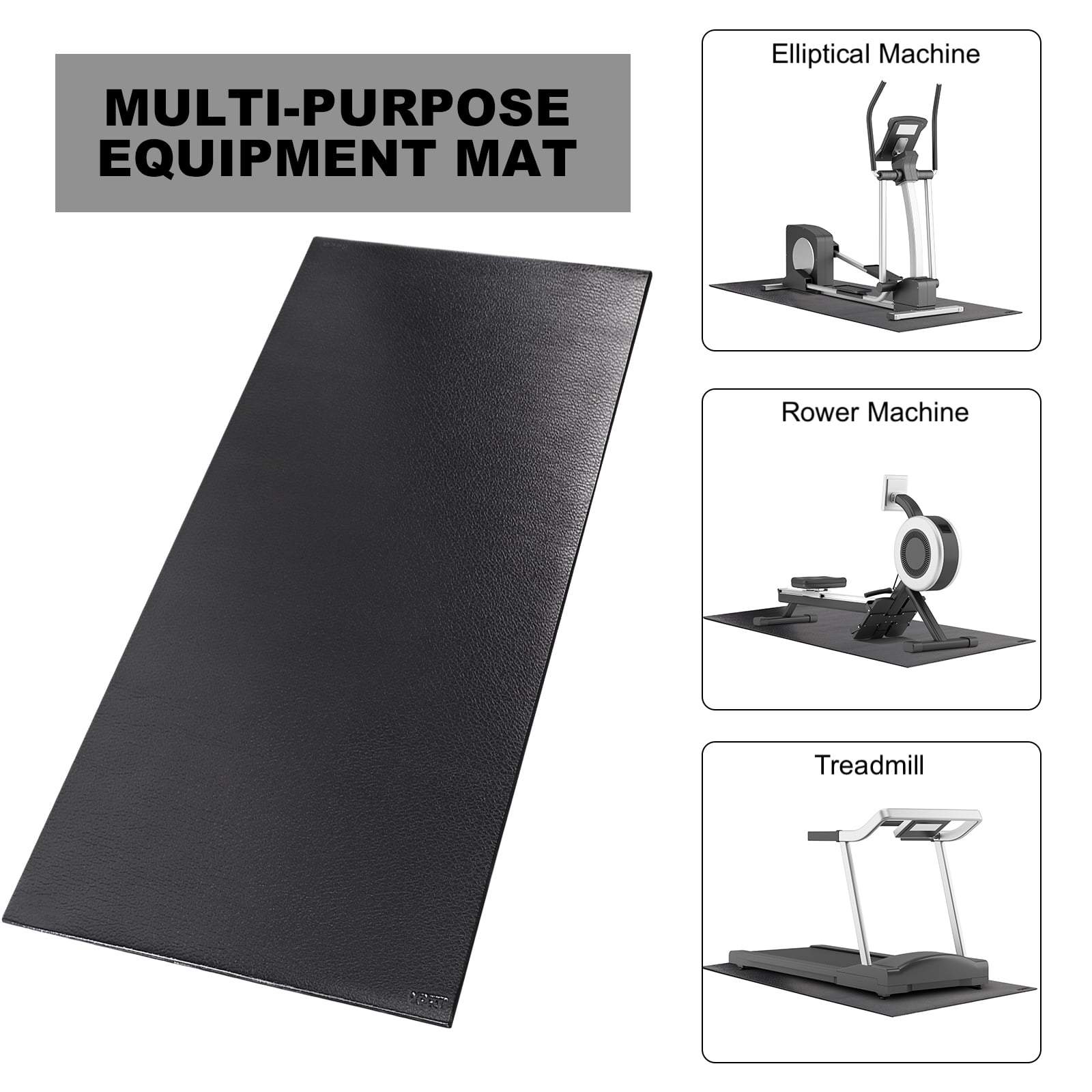 XPRT Fitness Heavy-Duty Non-Slip Waterproof Equipment Mat for