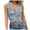 Blue, variant on Women's Denim Vest Womens Fashion Casual V Neck Denim Top Adjustable Vest Jean Tank Top Oversized Denim Vest