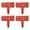 Red, variant on 2PC Edging for Landscaping, Stake-In Lawn Retaining Border, Garden Edging Border, Outdoor Path Divider Fence, Imitation Stone Garden Fence, Landscape Edging Border for Flower Bed,White2PC