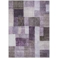 thumbnail image 2 of Addison Rugs Chantille Indoor/Outdoor Transitional Squares Eggplant Washable Rectangle Rug, 10' x 14', 2 of 6