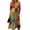 Red, variant on Summer Dresses for Women Long Sleeve V Neck Wrap Crossover Wedding Dresses Elegant Formal Floral a Line Dress