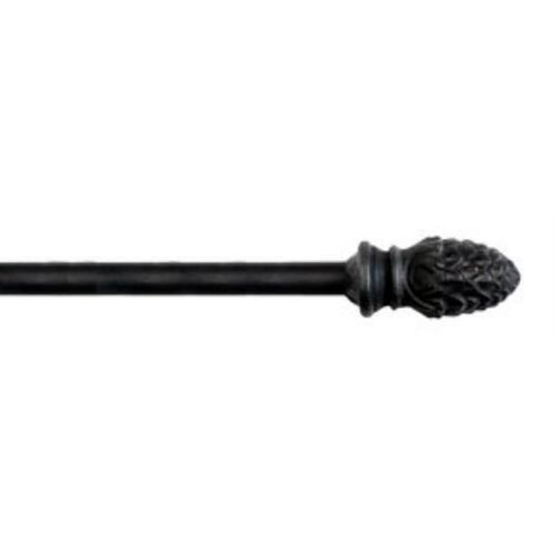 Cur 138 112 1 Pair Remington Curtain Rod Extends To Inches Com Curtain Rod Extends To 112 Inches, 112 Inch Long Curtain Rod