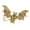 B, variant on Antique Inspired Flying Bat Pin Alloy Unisex Gothic Fashion Accessory