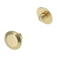 thumbnail image 2 of Chicago Screws, Flat Cap, Natural Brass, Solid Brass-LL (50 per bag), Multiple Sizes, 2 of 9