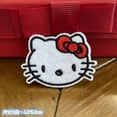 thumbnail image 1 of Parche bordado de cabeza grande Kawaii Sanliou Hello Kitty, pegatina de ropa linda, accesorios de insignia Diy, parche bordado de ropa, 1 of 2