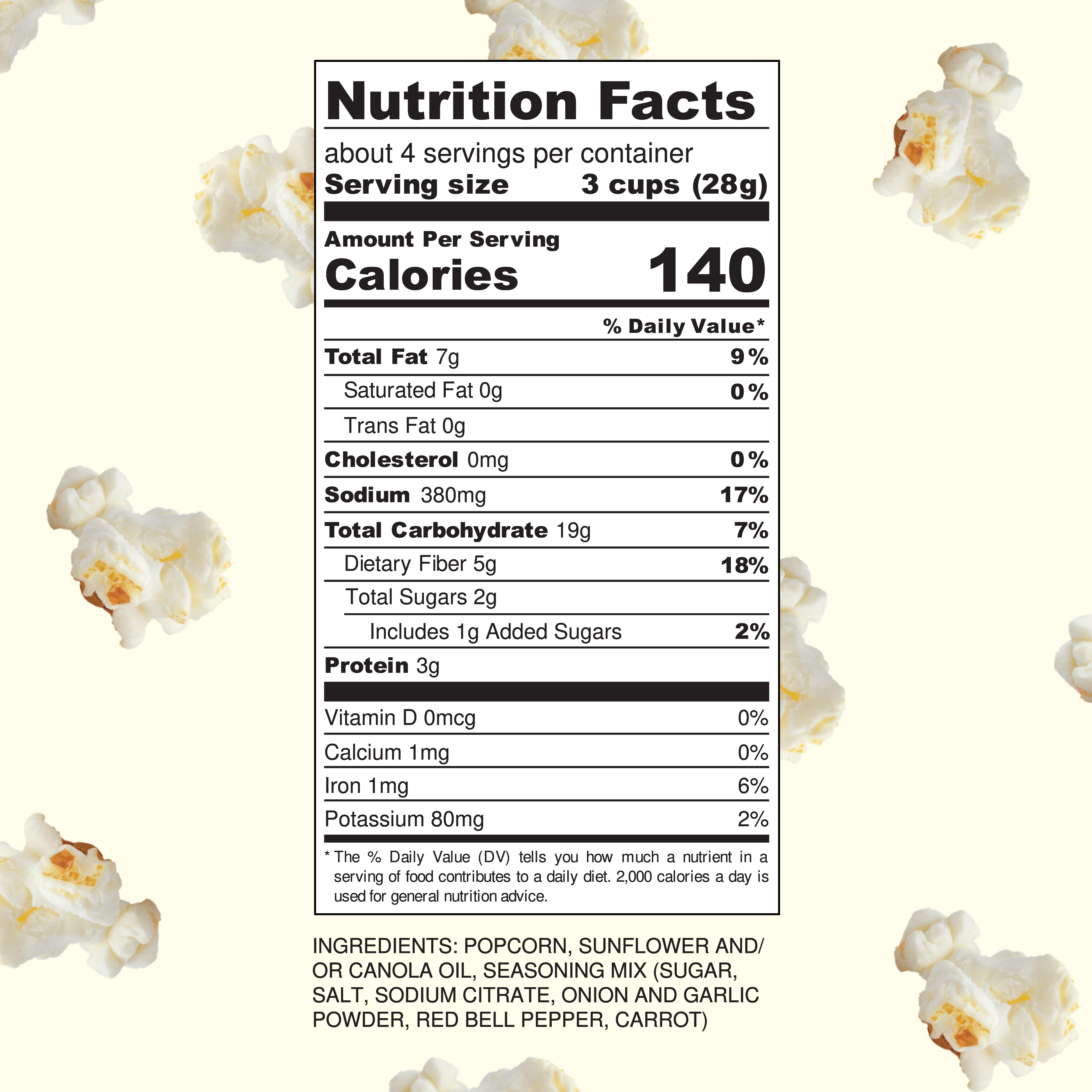 Rob's Backstage Popcorn, Sweet and Salty Gluten-Free Popcorn, 4 oz - image 2 of 6