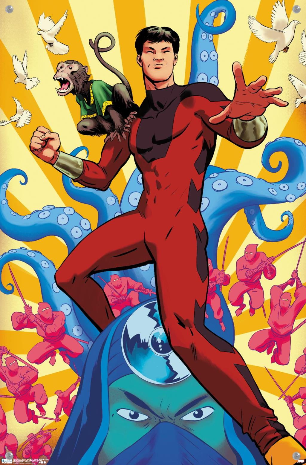 Marvel Comics - Shang- Chi - Master Of Kung Fu #126 Wall Poster with Pushpins, 14.725" x 22.375"