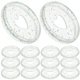 thumbnail image 1 of TABLETREANDS 60Ud Discos Encuadernadores Transparentes Multifuncionales Para Cuadernos Y Planificación Creativa, 1 of 6