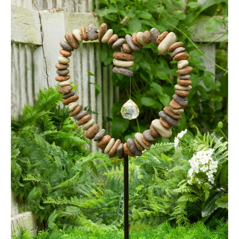 Stone Heart Hanging Wreath