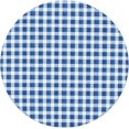thumbnail image 3 of Round Fitted Tablecloth 52 Inch, Blue Jeans Gingham Fitted Round Table Cover Fitted Table Cover Wipeable Table Covers Kitchen Tablecloths for Restaurant, Picnic, Indoor and Outdoor Dining, 3 of 8