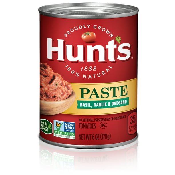 Hunt's Tomato Paste with Basil, Garlic, and Oregano, 6 oz