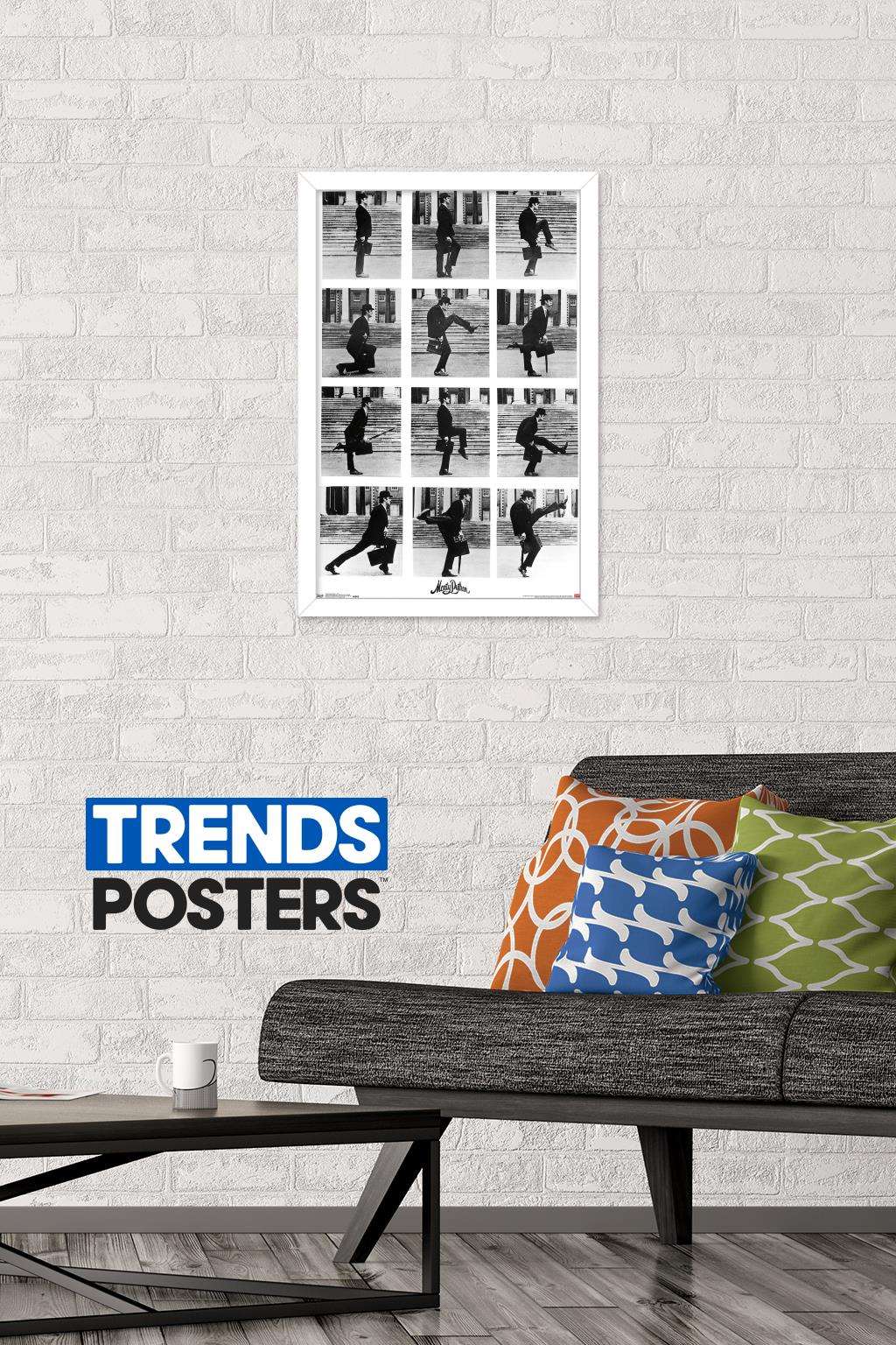 Monty Python - Grid Wall Poster, 14.725" x 22.375", Framed