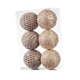 thumbnail image 3 of 6 Piezas de Bolas Navideñas Colgantes para Decoración de Navidad Champán Dorado Strade Fareast Limited, 3 of 8