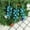 Blue, variant on Saitec 15 Pack Christmas Glitter Berries Stems, 7.8Inch Artificial Christmas Picks for Christmas Tree Ornaments, DIY Xmas Wreath, Crafts, Holiday and Home Decor (Light Purple)