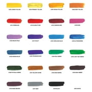 GenCrafts 0.74 oz Multi-Color Semi-Gloss Acrylic Art Paint (24 Pack)