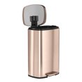 thumbnail image 4 of iTouchless SoftStep 13.2 Gallon Odor Control Step Garbage Trash Can, Rose Gold, 4 of 5