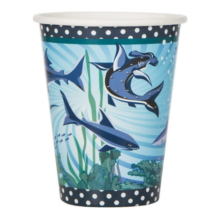 CUPS-9OZ.SHARK-8/PK 12 PACK